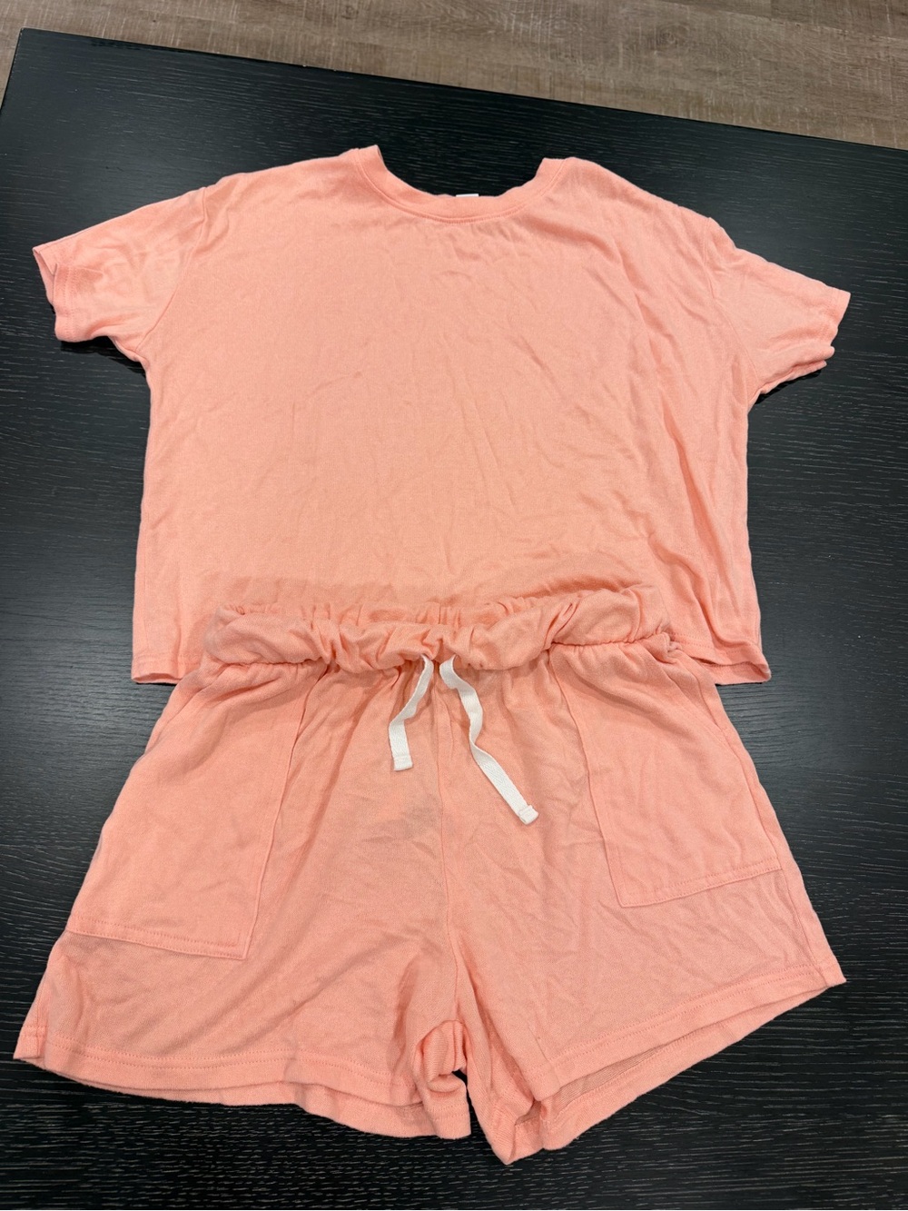 Old Navy Peach Short Sleeve Lounge set
